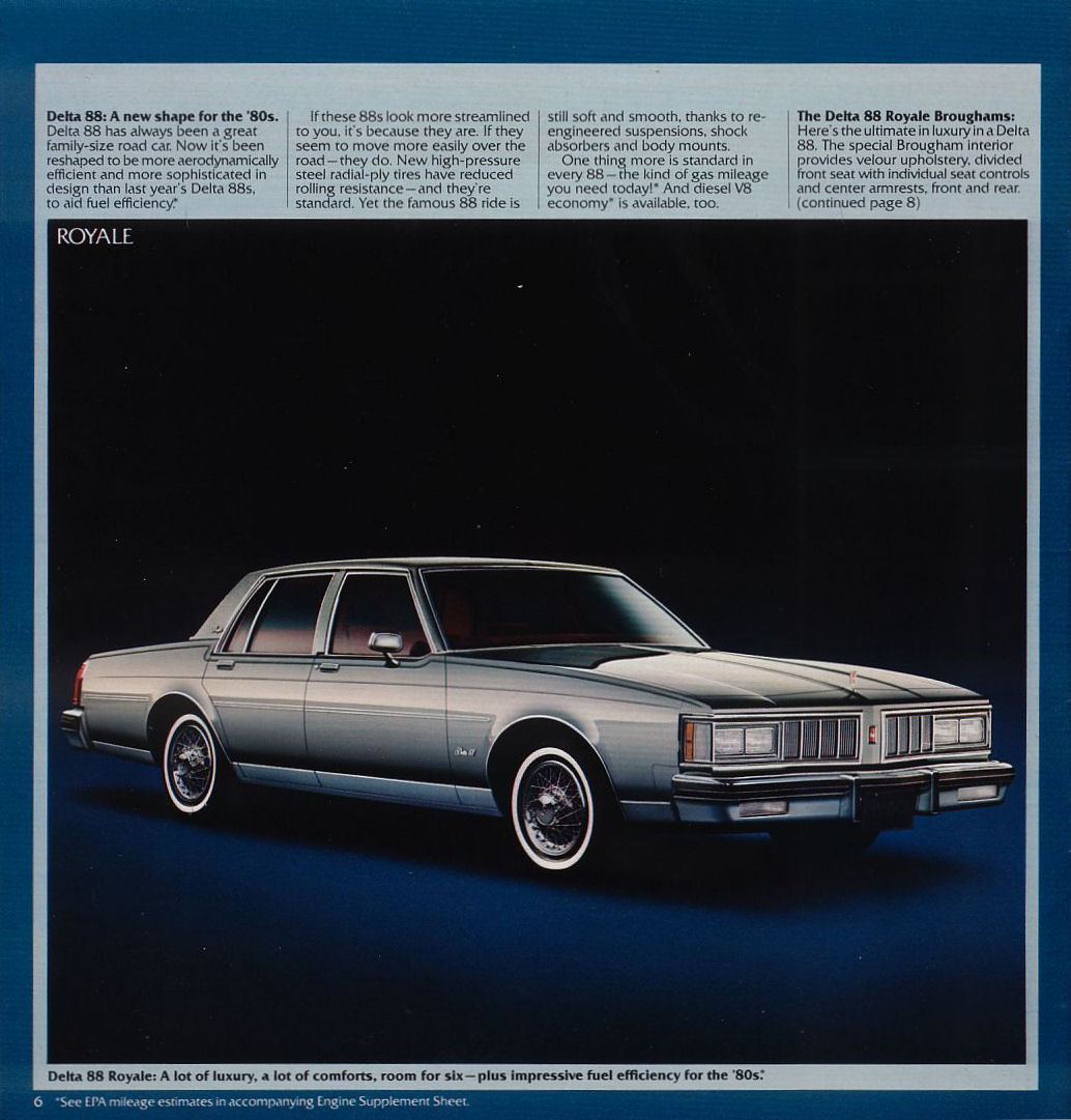 1980 Oldsmobile Full-Size Brochure Page 11
